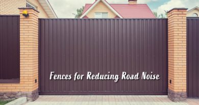 Fences for Reducing Road Noise