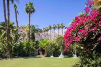 green yard gate mountain palm springs casademontevista event space bouganvillea