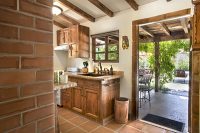 spanish beams tile a casita kitchen palm springs casademontevista
