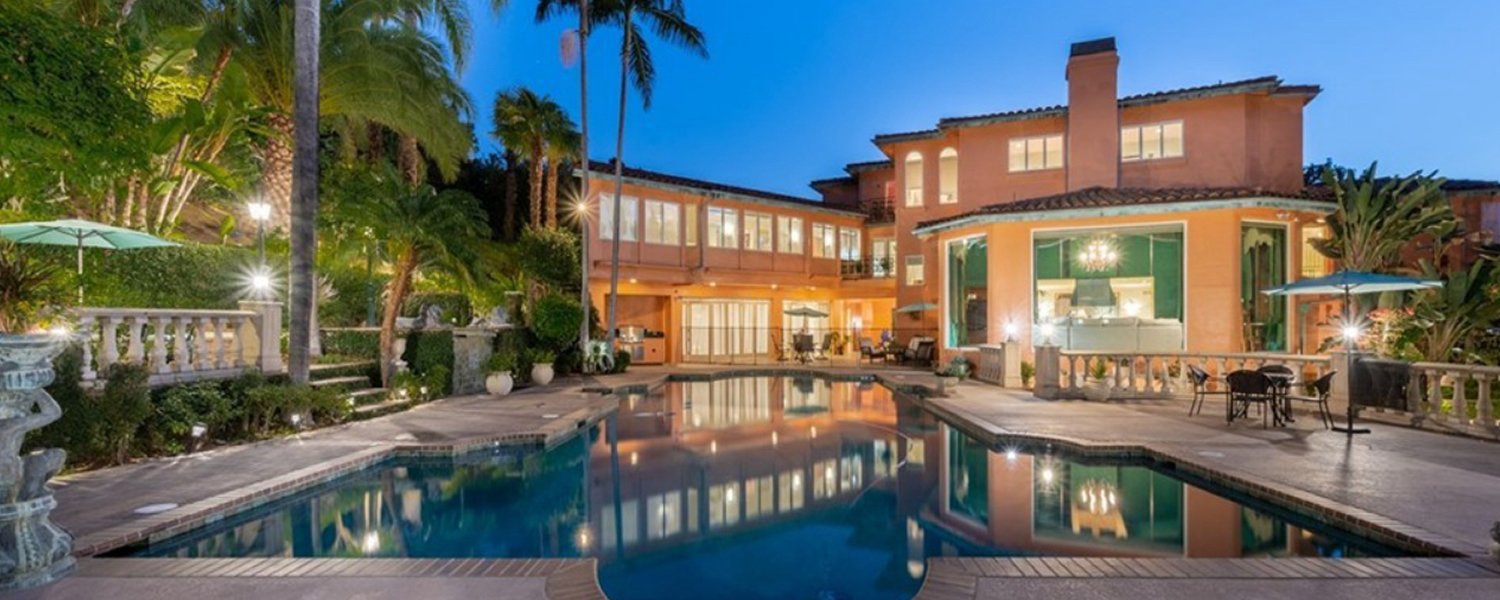 Whittier, California Luxury Mediterranean Style Mansion